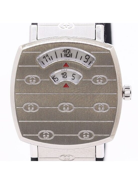 Gucci Grip 157.5 Quartz White Dial Watch